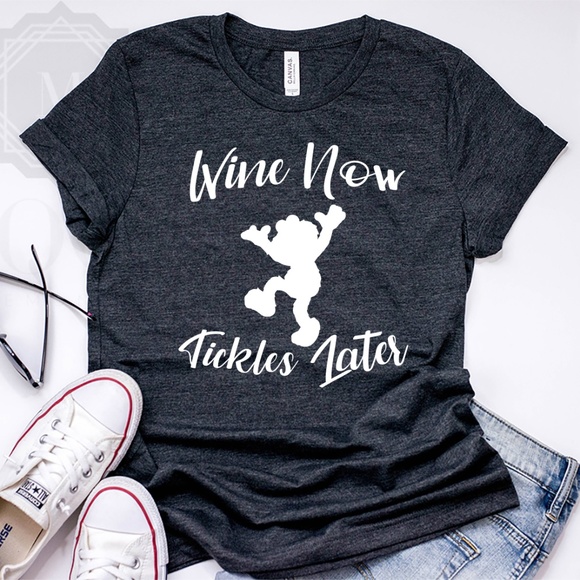 Elmo funny Wine themed T-shirt for Women - Picture 1 of 4